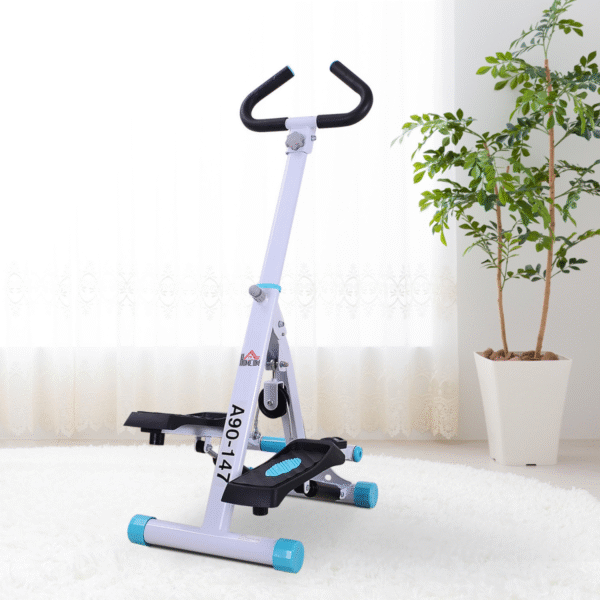 Stepper Fitness Exercise Handle Bar Machine Cardio Foldable Workout HOMCOM - Image 2