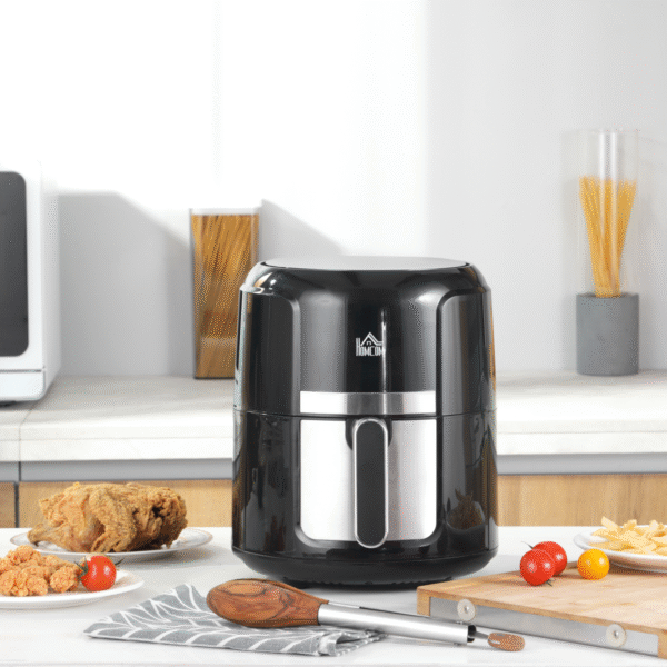 Air Fryer 1300W 4L with Rapid Air Circulation Timer and Nonstick Basket - Image 2