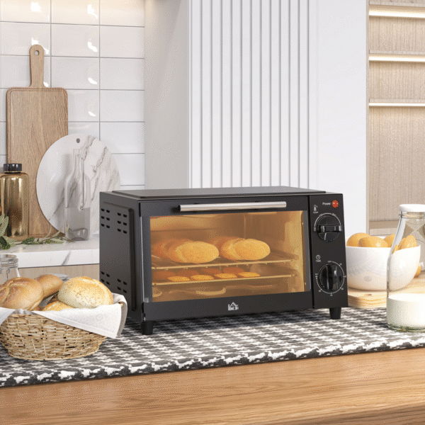 Mini Oven, 9L Countertop Electric Grill, Toaster Oven 750W - Image 2