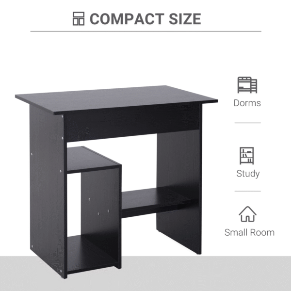 Computer Desk, 73.5H cm-Black - Image 5