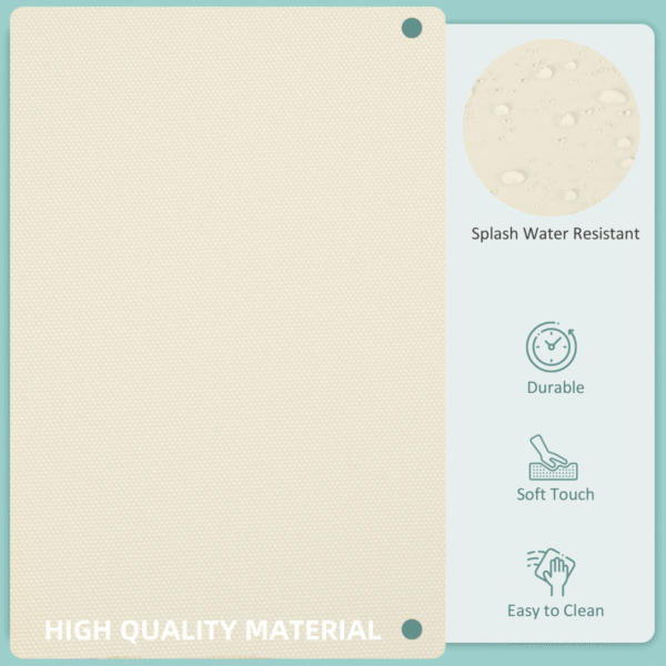 12-Piece Cusion Replacement for Outdoor Garden Rattan Furniture Beige - Image 5