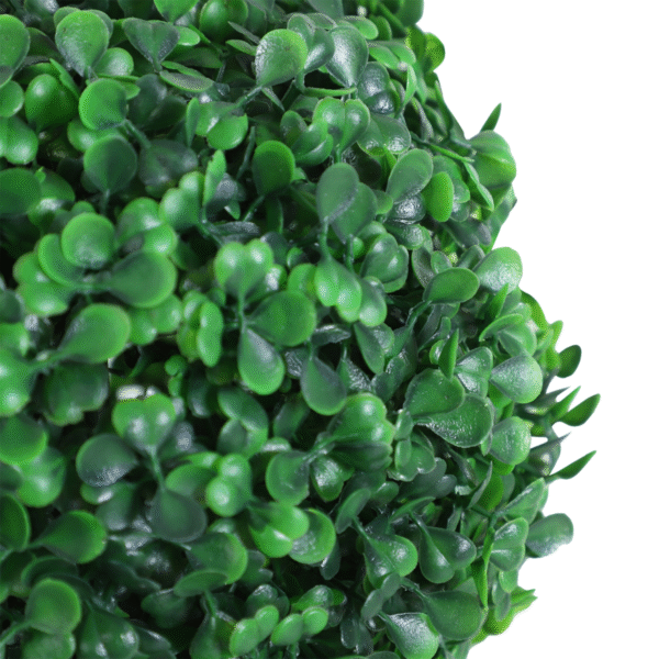 PE Set of 2 Artificial Boxwood Three Balls Topiary Plant Tree's Green - Image 7