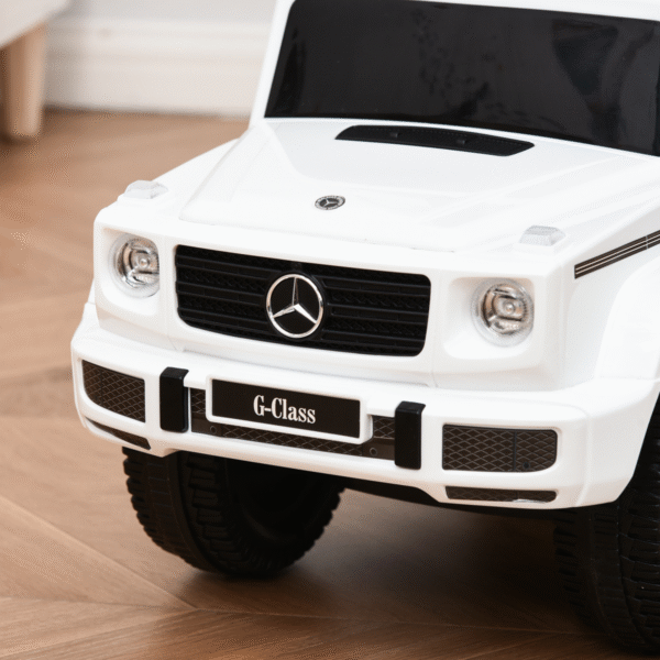 Benz G350 Ride-on Sliding Car Floor Slider Stroller Kids Vehicle, White HOMCOM - Image 7