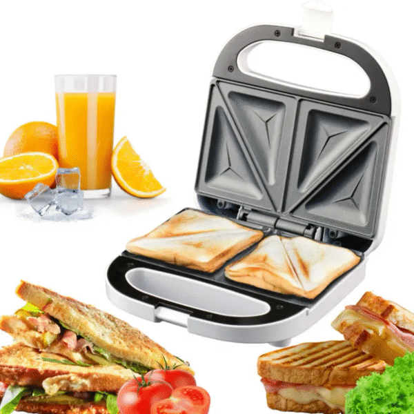 Domestic King 2 Slice White Sandwich Maker 750W- DK180100 - Image 6