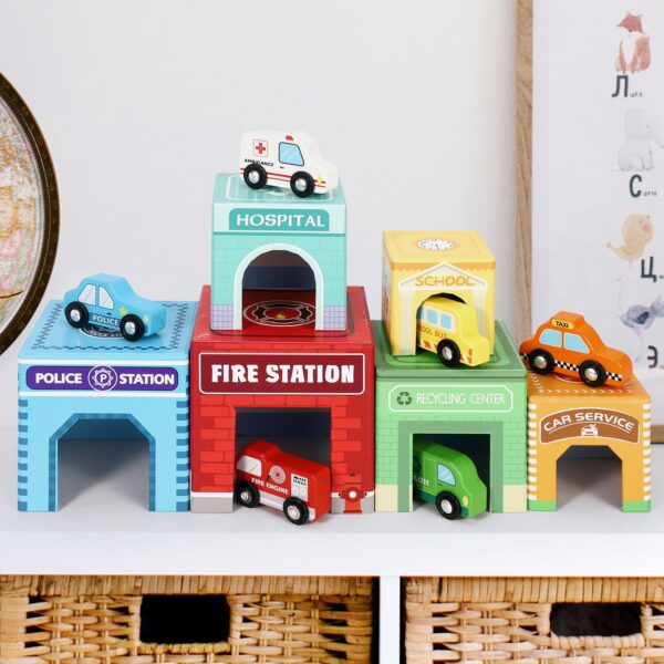 SOKA Stacking Cube with 6 Vehicles 0000464 - Image 6