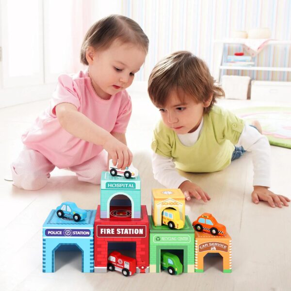 SOKA Stacking Cube with 6 Vehicles 0000464 - Image 5