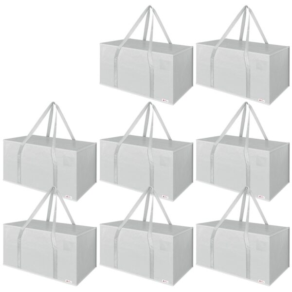 VINSANI 8PK MOVING BAGS GREY 1010301