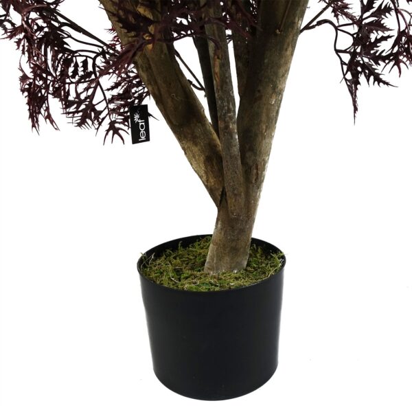 120cm Red Aralia Tree Artificial UV Resistant Outdoor - Image 5