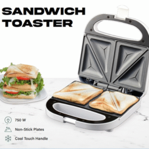 Domestic King 2 Slice White Sandwich Maker 750W- DK180100