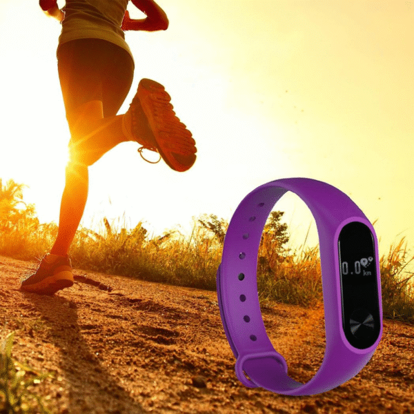 Aquarius AQ112 Fitness Tracker With Heart Rate Monitor, Purple - Image 3