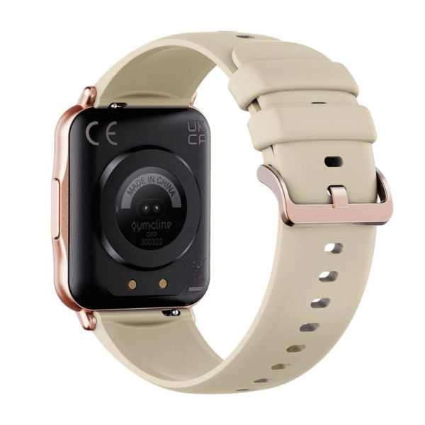 Gymcline Ciro Fitness Tracker w/ 25 Sports Modes & IP68 Water Protection, Cream - Image 7