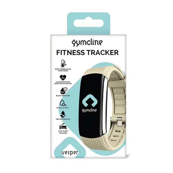 Gymcline Vesper Fitness Tracker with Body Temperature Monitoring, Cream - Image 2