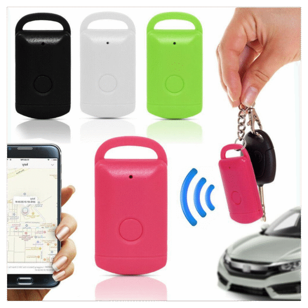 Suitcase Shaped Bluetooth Key Finder GPS Locator Anti-lost Alarm/Tracker[Pink] - Image 2