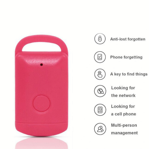 Suitcase Shaped Bluetooth Key Finder GPS Locator Anti-lost Alarm/Tracker[Pink] - Image 5