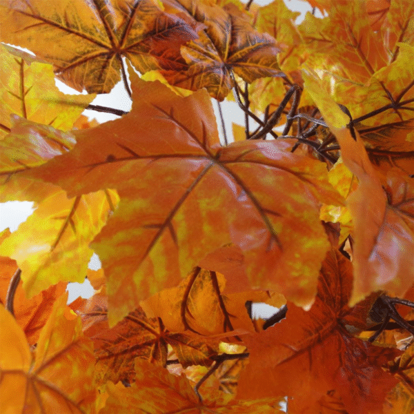 125cm Orange Maple Acer Extra Large Artificial Tree - Image 4