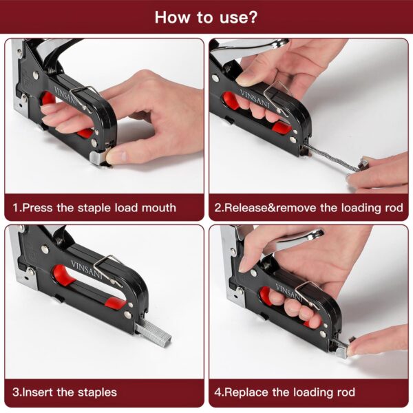 VINSANI HEAVY DUTY STAPLE GUN 0008253 - Image 3