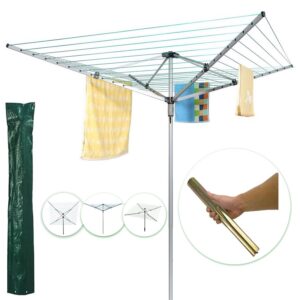 60M Rotary Airer Dryer Cover Metal Spike