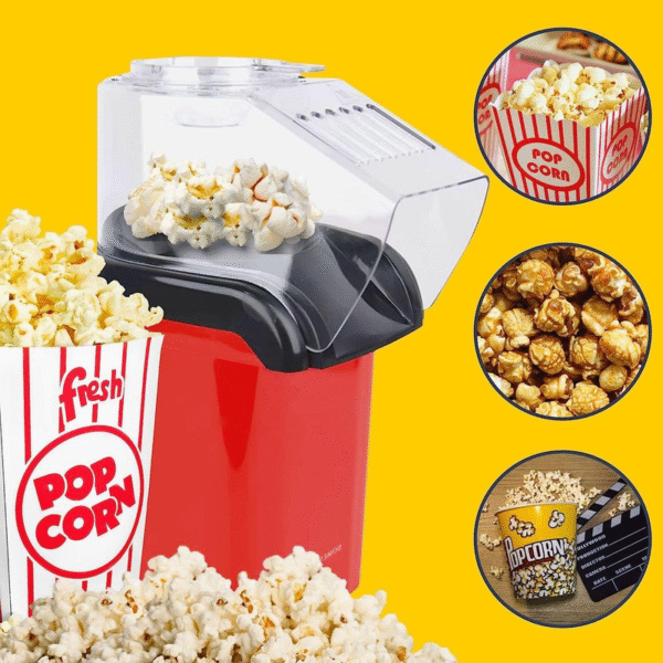 Domestic King 1200W Popcorn Maker- DK18049 - Image 2