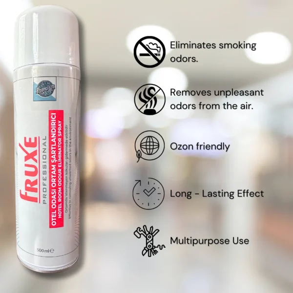 Fruxe Professional Odor Eliminator Spray - 500ml | Instant Impact Air Freshener for Hotels, Homes & Offices - Image 5
