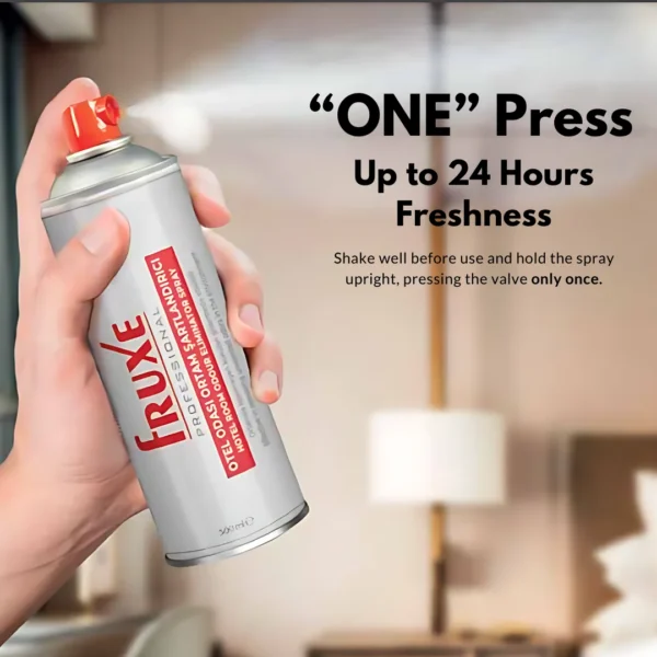 Fruxe Professional Odor Eliminator Spray - 500ml | Instant Impact Air Freshener for Hotels, Homes & Offices - Image 2