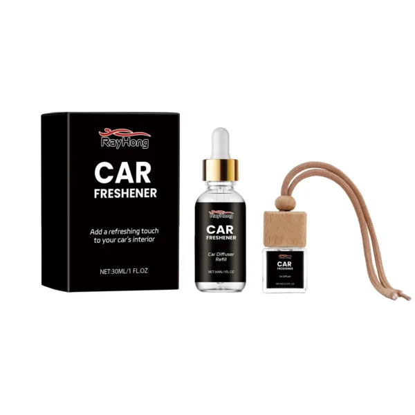 Rayhong 30ml Car Air Freshener Refill With Hanging Diffuser Car Bedroom Fragrance Lasting Air Freshing Vehicle Deodorant Liquid - Image 5
