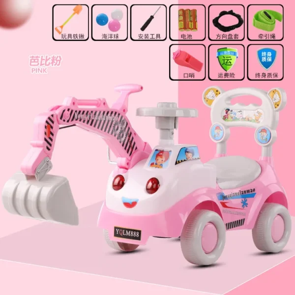 Outdoor Fun & Sports Ride On Toys & Accessories Ride On Cars baby excavator toy car baby Ride On Car baby Ride On Toy baby toys - Image 6