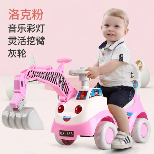 Outdoor Fun & Sports Ride On Toys & Accessories Ride On Cars baby excavator toy car baby Ride On Car baby Ride On Toy baby toys - Image 5