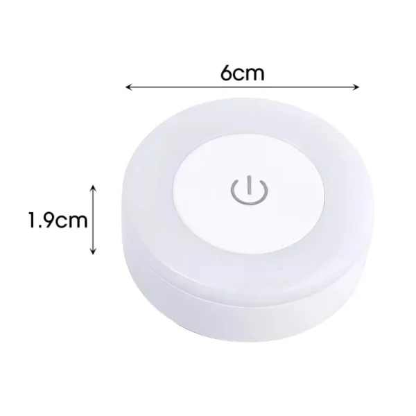 LED Touch Sensor Night Light 3 Modes Dimming Wall Lights Portable USB Rechargeable Night Lamp For Living Room Bedroom Lighting - Image 6