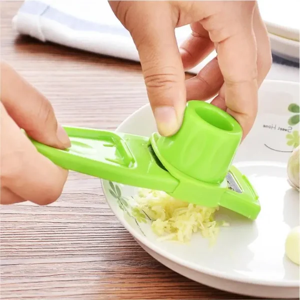 1Pcs Garlic Crusher Press Multi-Functional Manual Ginger Garlic Grinding Grater Cutter Garlic Peeler Kitchen Tools - Image 3