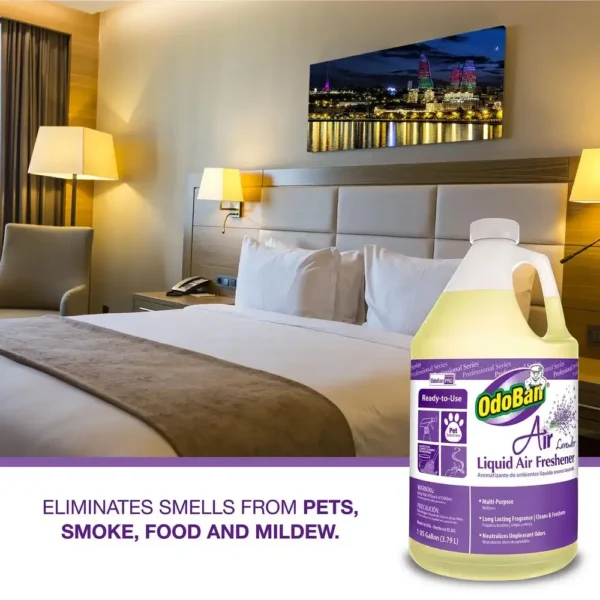 Ready-to-Use Liquid Air Freshener Gallon Scent Assortment Cherry Spring Fresh Lavender Multipurpose Room Spray Odor Eliminator - Image 4