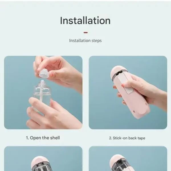Toilet Air Freshener Diffuser - Automatic Essential Oil Dispenser for Bathroom Odor Elimination & Hotel Room Fragrance - Image 4