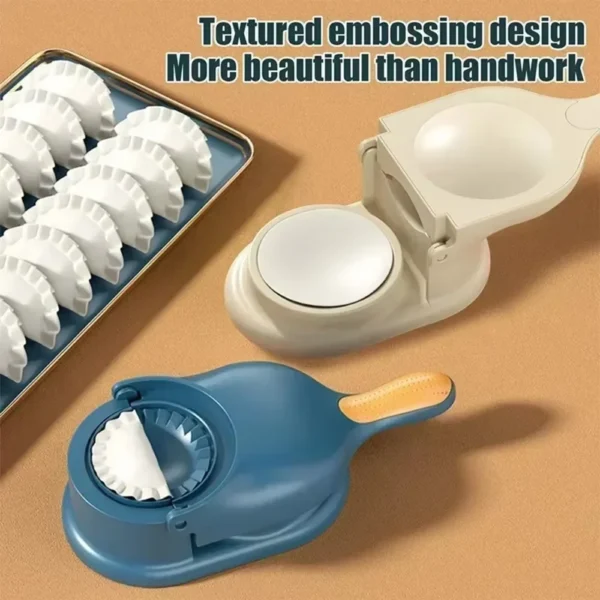 2 in1 Dumpling Maker DIY Kit Wrapper Presser Dough Pressing Ideal for Home Cooking Dough Skin Molder Machine Kitchen Gadget - Image 5