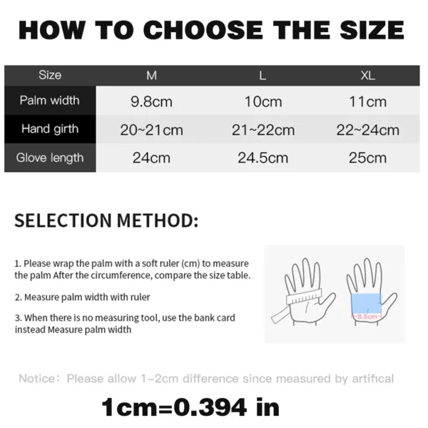 Autumn Winter Warm Men's Gloves Outdoor Cycling Sports Waterproof Touch Screen Glove For Men Women Plush Warm Slip-Proof Gloves - Image 6