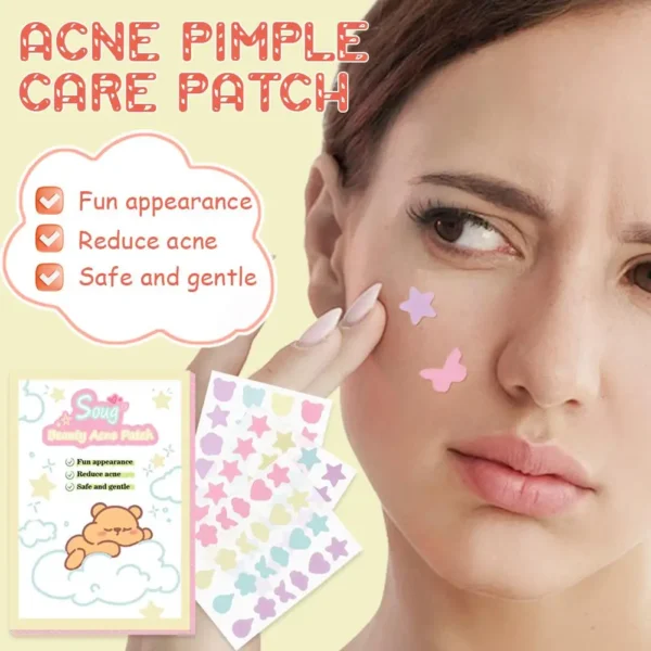 1Set Cute Colorful Invisible Hydrocolloid Acne patch Pimple Removal Stickers Concealer Face Spot Beauty Skin Care Makeup Tools - Image 5