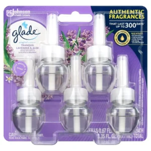 Essential Oil Infused Lavender & Aloe Air Freshener PlugIns 5 CT