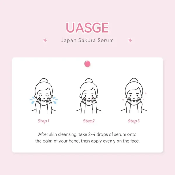 Sakura Whitening Face Serum Fade Fine Lines Anti Aging Tighten Pores Improve Melanin Pigment Dull Moisturizer Brighten Skin Care - Image 6