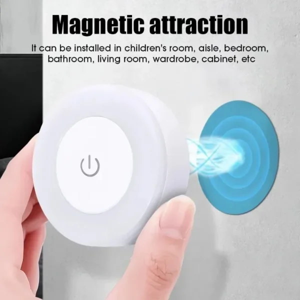 LED Touch Sensor Night Light 3 Modes Dimming Wall Lights Portable USB Rechargeable Night Lamp For Living Room Bedroom Lighting - Image 4