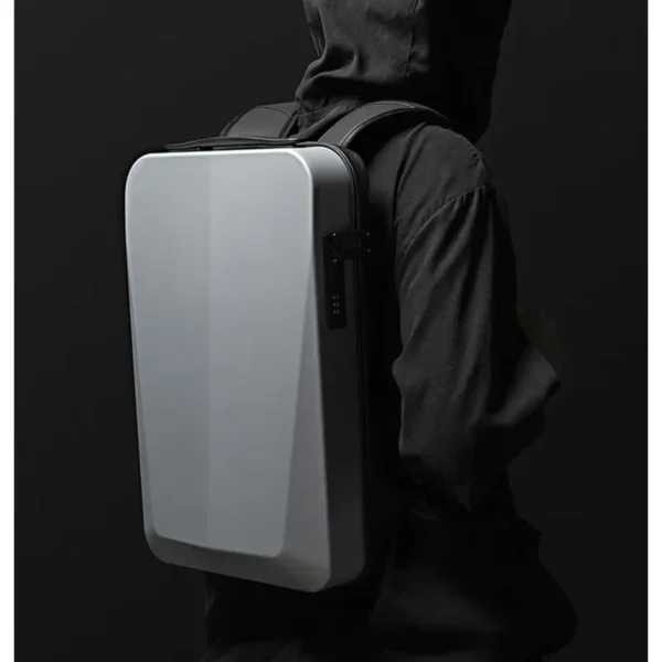 BANGE NEW Shell Design Anti-thief TSA Lock Men Backpack Waterproof 15.6 inch Laptop Bag Man Travel Bag With USB Charging - Image 6