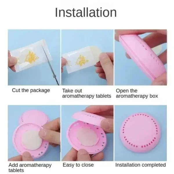 20/1Pcs Toilet Solid Air Freshener Aromatherapy Fragrance Lasting for Wardrobe Car Household Round Air Fresher Bathroom Supplies - Image 5