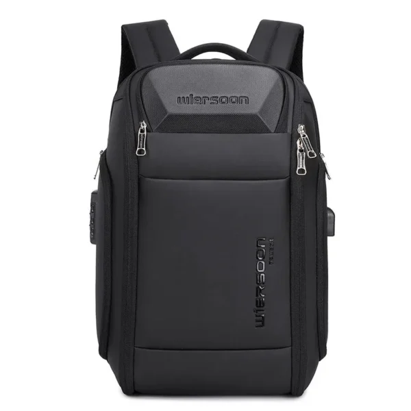 Multi functional Business Bag Waterproof Lockable Anti-theft Breathable Backpack USB Charging Large Capacity Travel Bag - Image 2