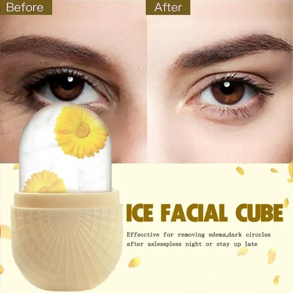 Silicone Ice Face Roller Ice Mold for Face Lifting Eye Puffiness Shrink Pores Ice Facial Massager Roller Beauty Skin Care Tools - Image 5