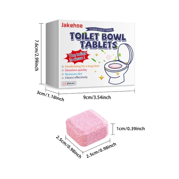 Effervescent Toilet Tablets, Air Freshener, Seat Cleaner, Odor Eliminator - Image 4