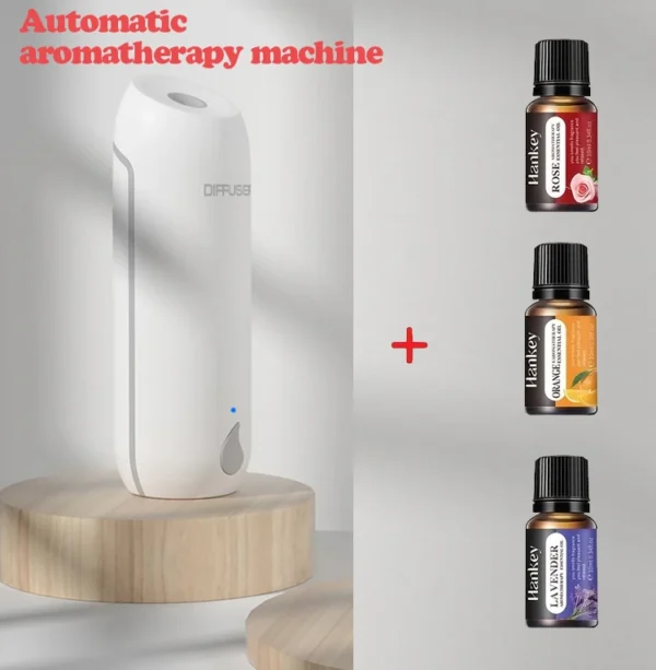 Toilet Air Freshener Diffuser - Automatic Essential Oil Dispenser for Bathroom Odor Elimination & Hotel Room Fragrance - Image 2