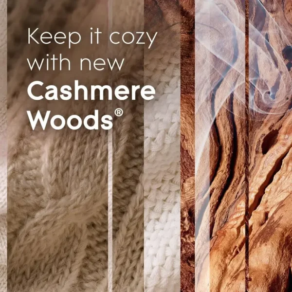 5 Ct Cashmere Woods Scented Oil Air Freshener Refills 3.35 FL. Oz. Infused with Essential Oils Long Lasting Fragrance Dorm Room - Image 4