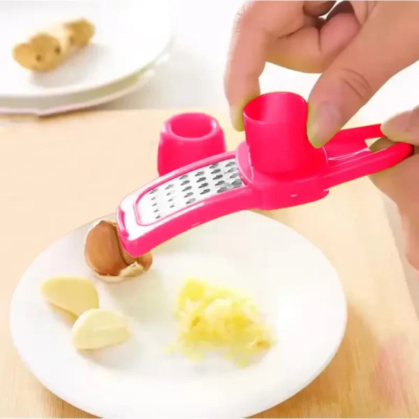 1Pcs Garlic Crusher Press Multi-Functional Manual Ginger Garlic Grinding Grater Cutter Garlic Peeler Kitchen Tools - Image 4