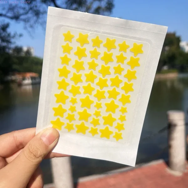 Acne Patch Colorful Star Makeup Concealer Paste Water Colloid Skin Care Purulent Acne Pimple Patch Skin Scraping Beauty-health - Image 4