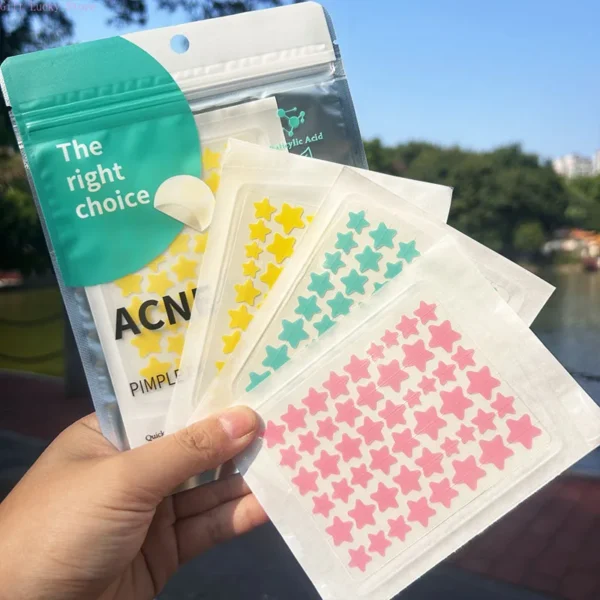 Acne Patch Colorful Star Makeup Concealer Paste Water Colloid Skin Care Purulent Acne Pimple Patch Skin Scraping Beauty-health - Image 2