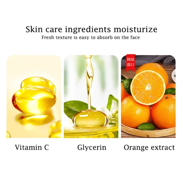 6pcs/lot BIOAQUA Vitamin C Skin Care Sets Moisturizing Hydrating Anti-aging Eye Face Cream Serum Facial Cleanser Skin Care Kit - Image 4