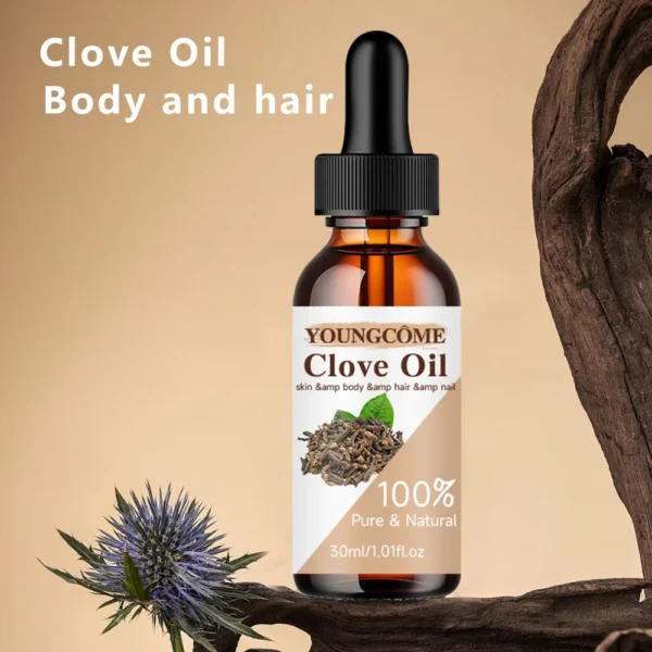Clove essential oil Moisturizing Repair Anti-aging helps keep skin hydrated and improves skin elasticity shine facial care - Image 4