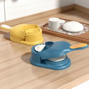 2 in1 Dumpling Maker DIY Kit Wrapper Presser Dough Pressing Ideal for Home Cooking Dough Skin Molder Machine Kitchen Gadget